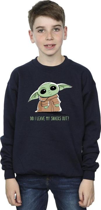 Immagine prodotto Star Wars The Mandalorian Grogu Snacks Meme Felpa Ragazzi (128)