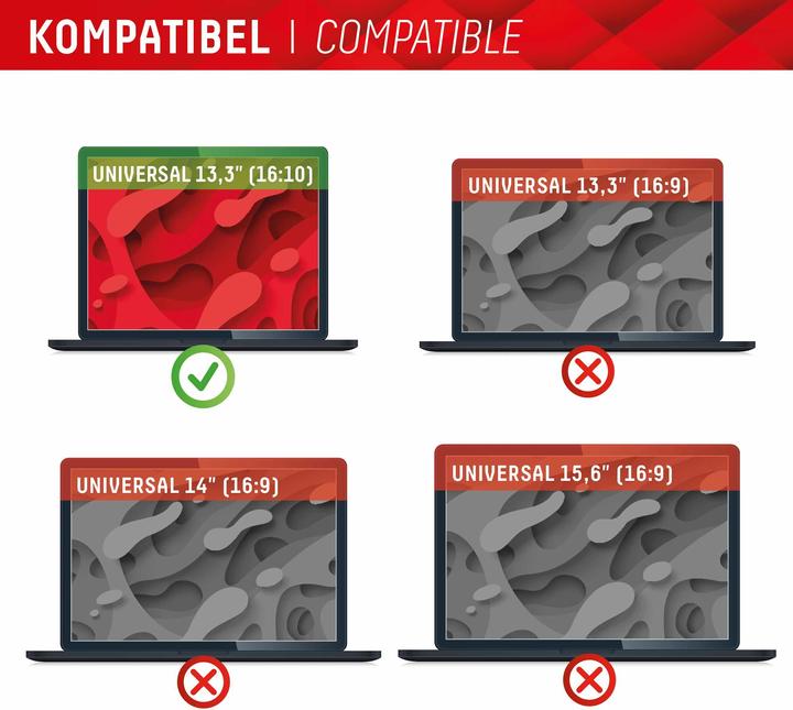 Actual product image Displex Privacy Safe, Laptop Blickschutzfilter (13.30", 16 : 10)