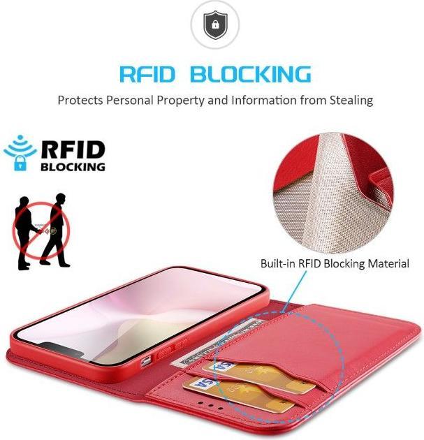 Image du produit Dux Ducis Hivo Series Leder Bookcover Hülle (Apple iPhone 16e)