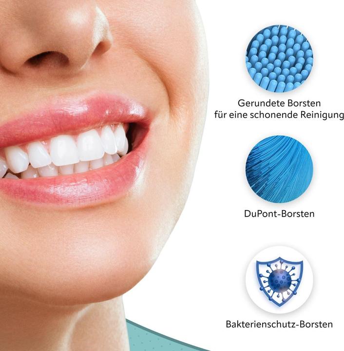 Produktbild Ora-Care Ersatzbürsten Precision Clean kompatibel mit Oral-B 8er Pack (8 x)