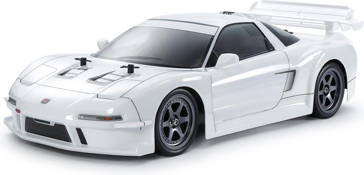 Actual product image Tamiya 1/10RC 1998 NSX Racing WHite Painted Body (TT-02) (RTR Ready-to-Run)