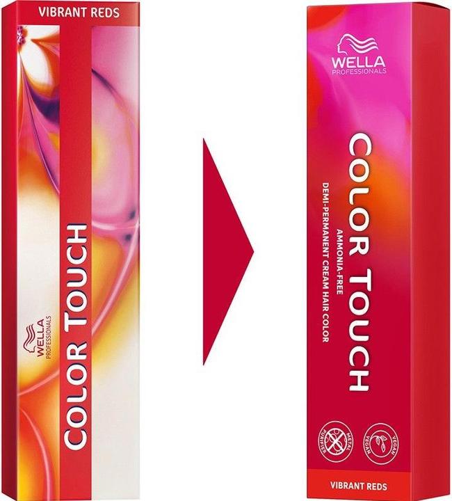 Image du produit Wella Touche de couleur rouge vif (7/43 blond moyen blond rouge-or)
