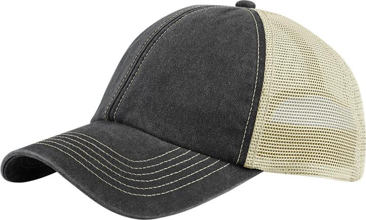 Actual product image Beechfield Vintage 6 Panel Trucker Cap (One size)