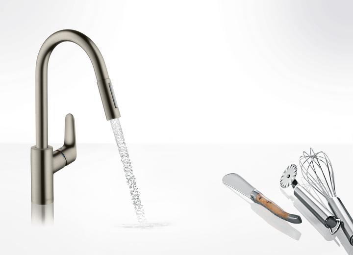 Image du produit hansgrohe Focus M41 Mitigeur Cuisine 240, douchette extractible, 2 jets