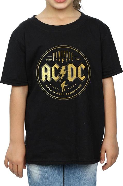 Produktbild AC/DC Mädchen Rock N Roll Damnation TShirt aus Baumwolle (140, 146)