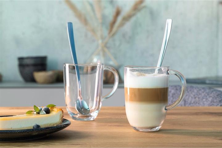 Actual product image Leonardo Latte Macchiato Glass Napoli 380 ml, 4 pieces, Transparent (380 ml, 2 x)