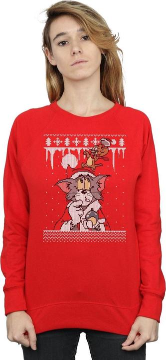 Immagine prodotto Tom & Jerry Christmas Fair Isle Felpa Donna (L)