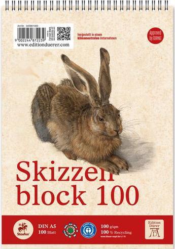Produktbild Edition Dürer Skizzenblock A5 100BL weiss (A5)