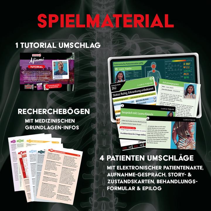 Actual product image Kosmos Medical Mysteries - Miami Flatline (German)