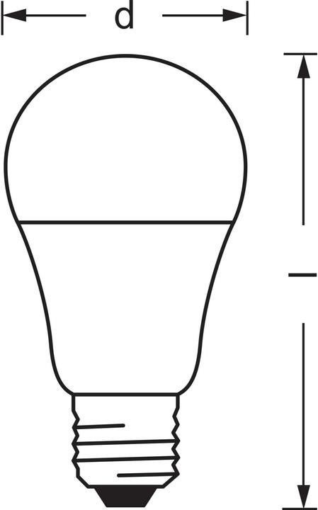 Produktbild Ledvance Smart+ Wifi Classic (E27, 9 W, 806 lm, 3 x, F)