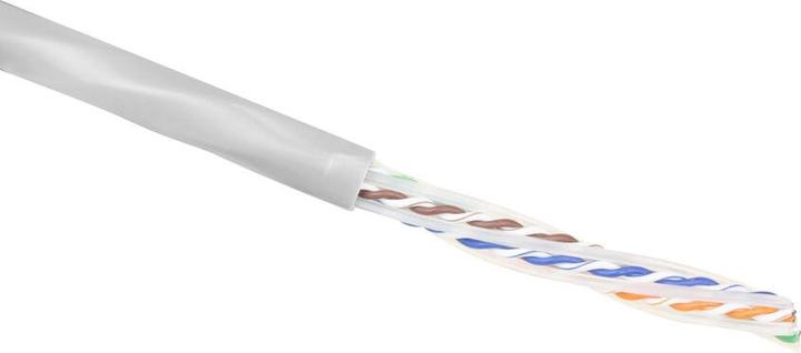 Actual product image PVC solid with pair splitter (PVC, U/UTP, CAT6a, 500 m)