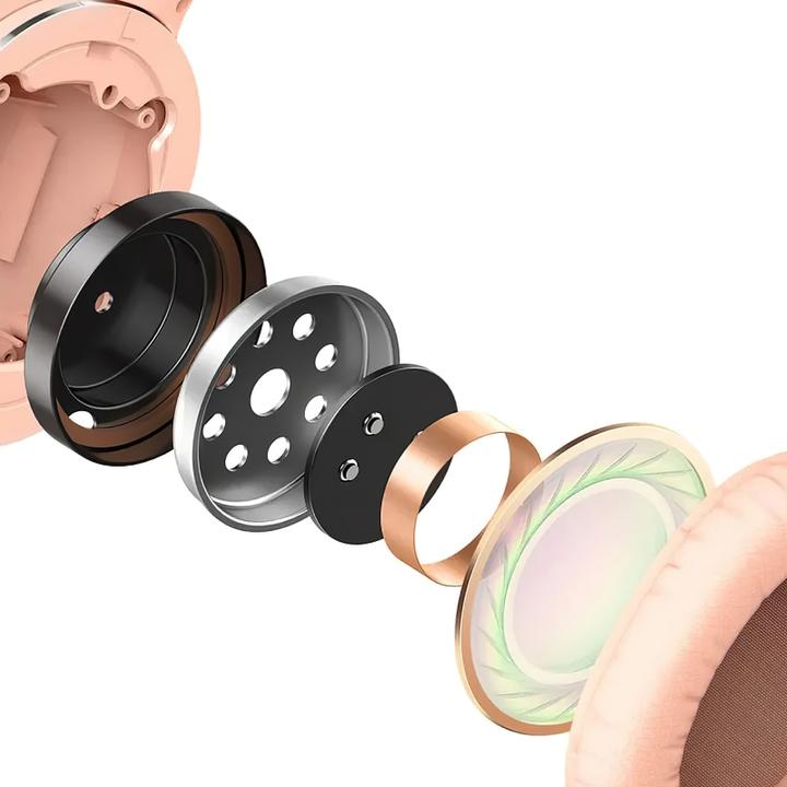 Actual product image Baseus Encok Wireless headphone D02 Pro (pink) (ANC, 40 h, Wireless)