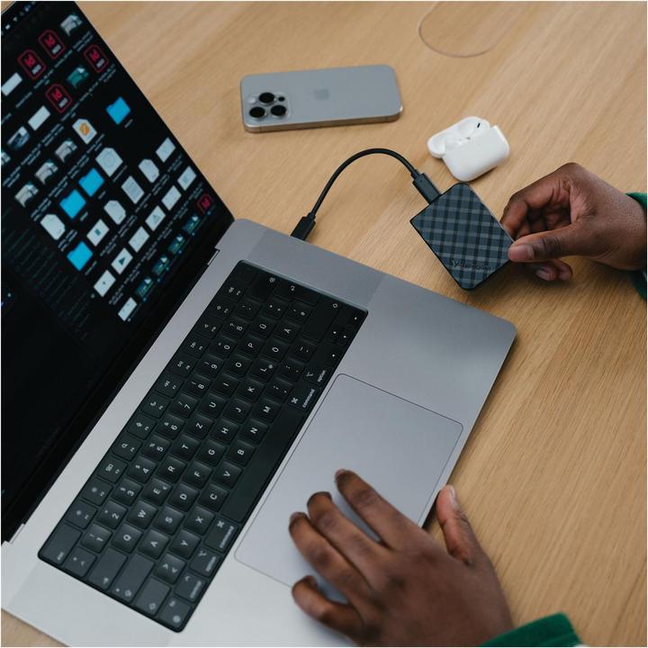 Image du produit Verbatim Disque SSD externe Store'N'Go Mini Diamond USB-C - 2To (Noir) (2000 Go)