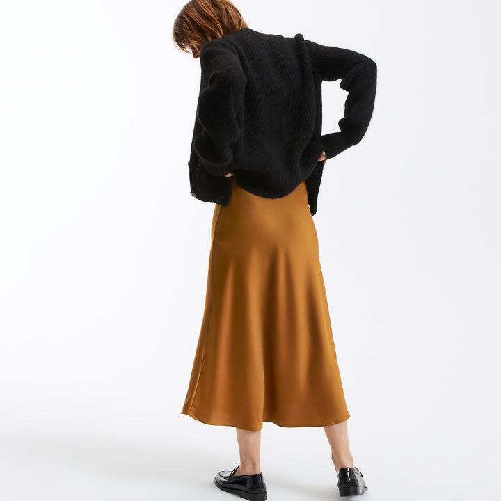 Produktbild La Redoute Collections Langer Satinrock in A-Linie Signature MARION (32)