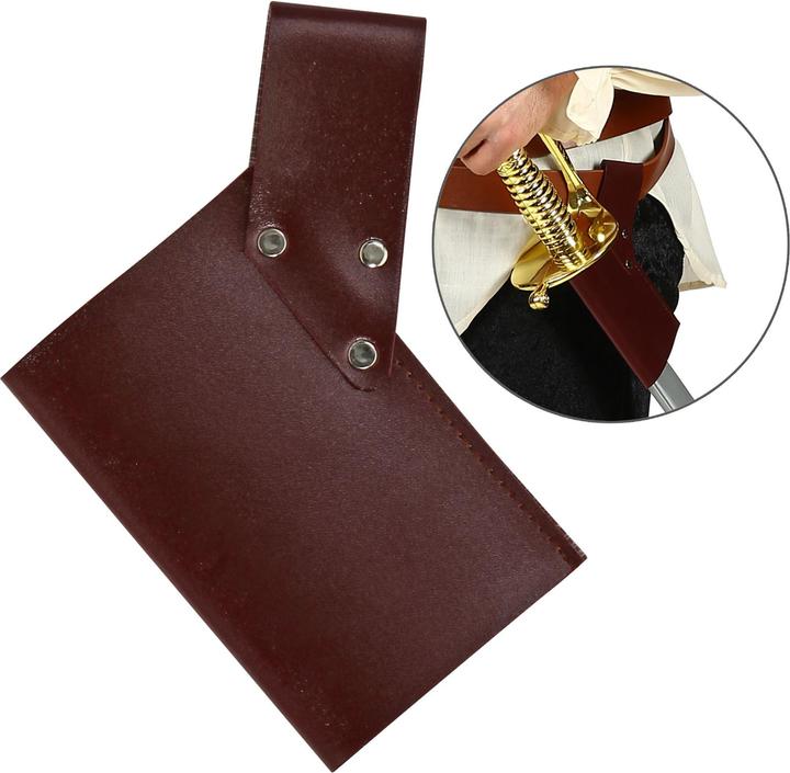 Actual product image Widmann Brown leather-look sword holder