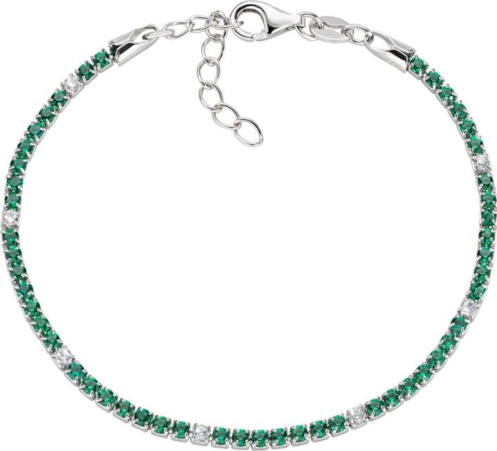 Amen Tennis Armband (19 cm, Silber 925)