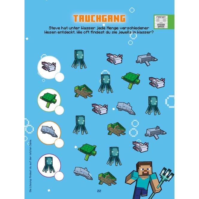 Actual product image Panini Minecraft: 1001 stickers: Stickers - puzzles - colouring in