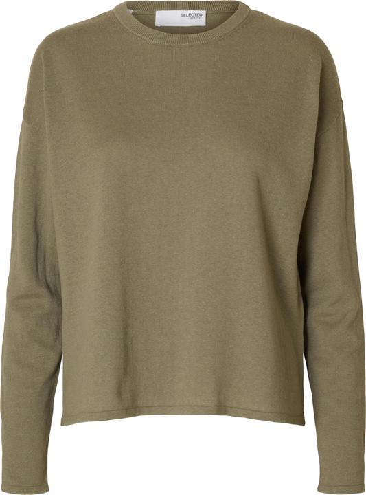 Produktbild Selected Femme Leinenmix Strickpullover (L)
