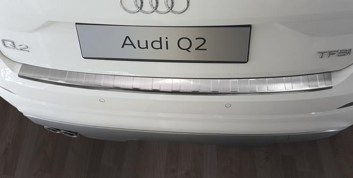 Actual product image Avisa Stainless steel bumper protection for Audi Q2 from 2016 until 9/2020 (Rear)