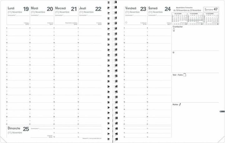 Image du produit Quo Vadis Recharge agenda "Pr'sident S Septembre" 2023/2024 (Français)