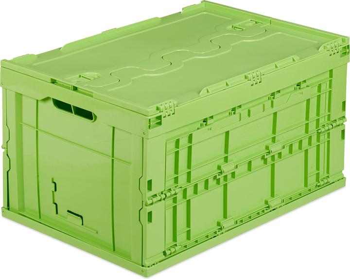 Image du produit Relaxdays Boîte de Transport Pliable couvercle (58.5 x 39.5 x 32.5 cm, 75 l)