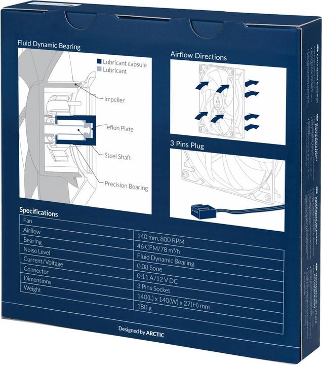 Immagine prodotto Arctic F14 Silent (140 mm, 1 x)
