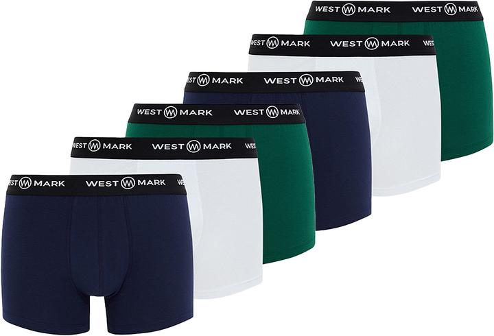 White, Green, Navy