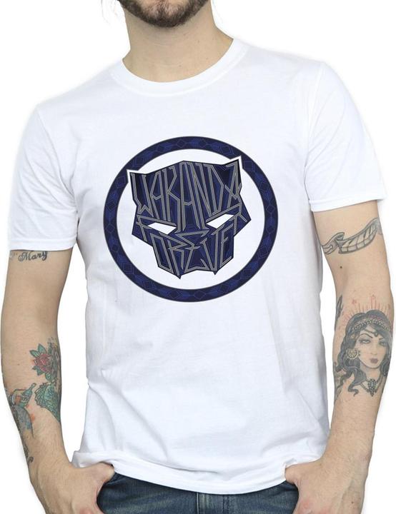 Image du produit - T-shirt WAKANDA FOREVER TRIBAL ICON - Homme (L)
