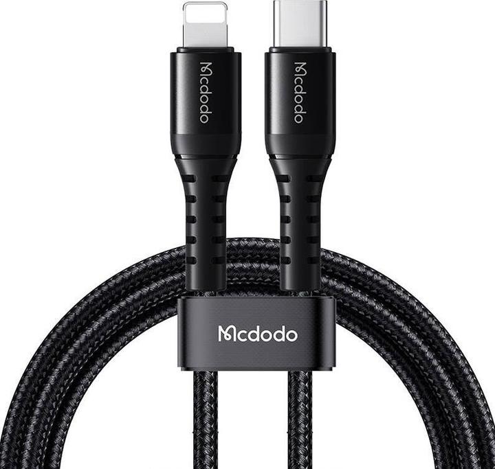 Actual product image Mcdodo Cable USB-C to lightning CA-5630, 36W, 0.2m (black) (0.20 m, 36 W)