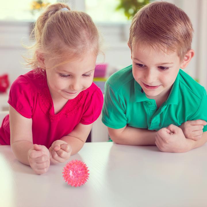 Image du produit Relaxdays Jeu de 12 boules LED à pointes