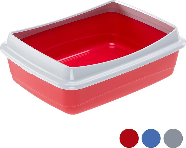 Productafbeelding Ferplast Kattenbak met rand Nip 10 47x36x15,5cm (Kattenbak open)