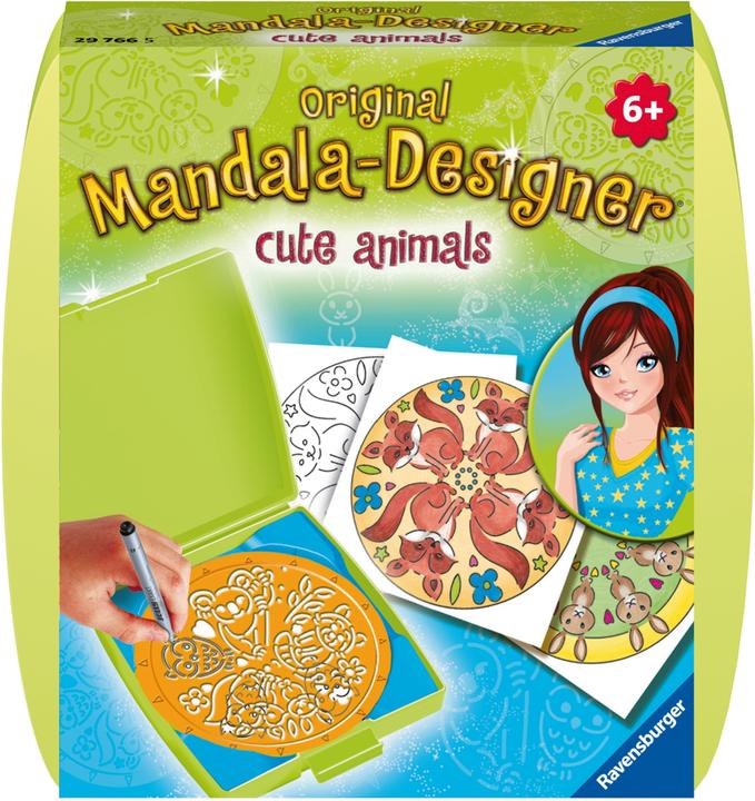 Actual product image Ravensburger Mini Mandala Designer Cute Animals