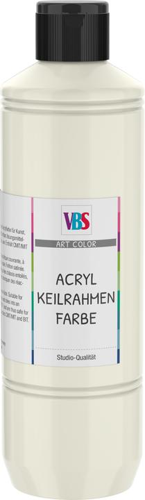 Produktbild VBS Acryl-Keilrahmenfarbe, 500ml (Elfenbein, 500 ml)