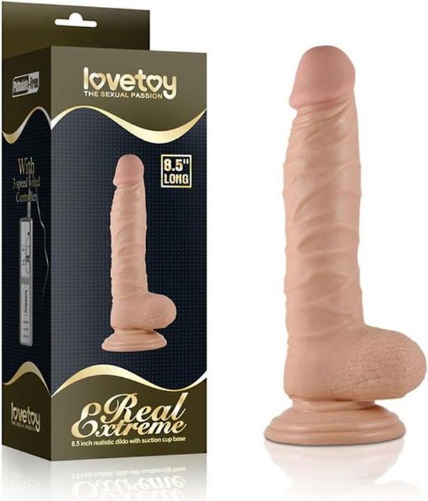 Actual product image Lovetoy Dildo Real Extreme 8.5"