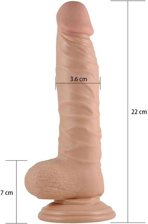 Actual product image Lovetoy Dildo Real Extreme 8.5"
