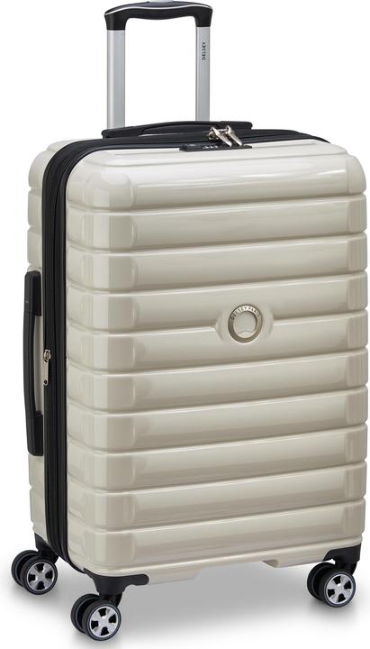 Immagine prodotto Delsey Shadow 5.0 Expandable 66 cm Suitcase, Ivory (72 l)