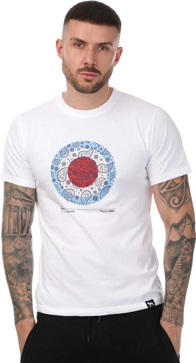 Actual product image One True Saxon Mens Paisley Cotton T-Shirt (L)