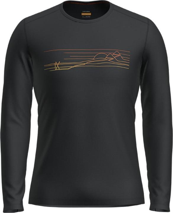 Produktbild Icebreaker 200 Oasis L/S Crewe Ski Stripes (L)