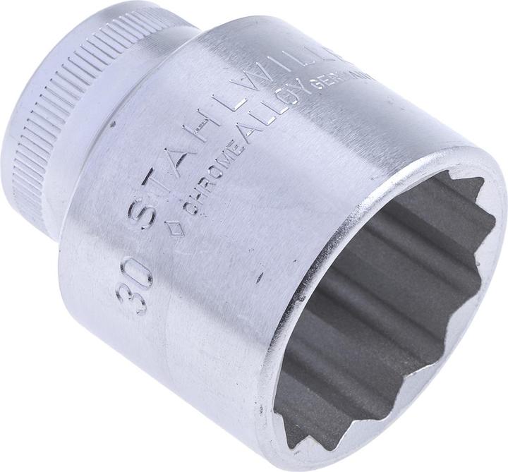 Produktbild Stahlwille 12-kant Steckschlüss 1/2DRx30mm (30 mm)