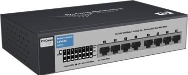 Actual product image HPE ProCurve Switch 1400-8G, 8 port 10/100/1000 Mbps (8 ports)