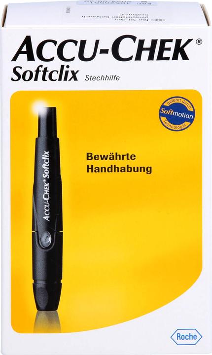 Produktbild Roche ACCU-CHEK Softclix (schwarz), 1 St (Lanzette)