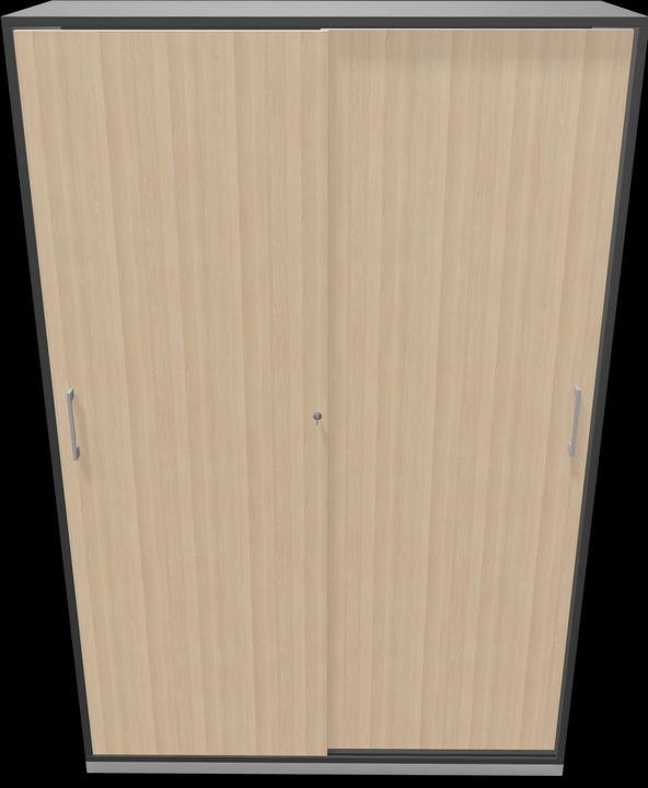 Image du produit Narbutas Choice Armoire à portes coulissantes (120 x 40 x 182 cm)