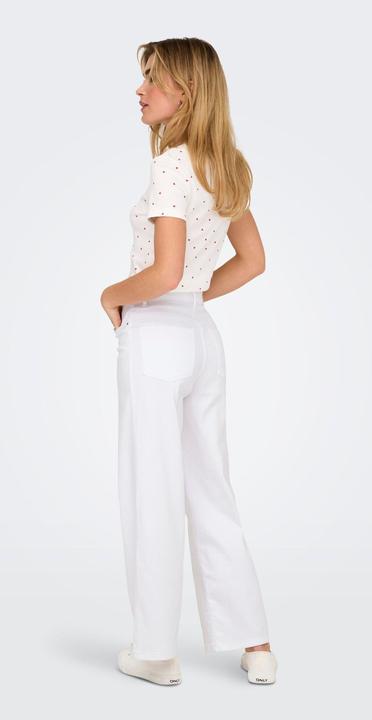 Immagine prodotto Only ONLANN-MADISON Hohe Taille Verkürzt Jeans Jeans mit weitem Bein (34)