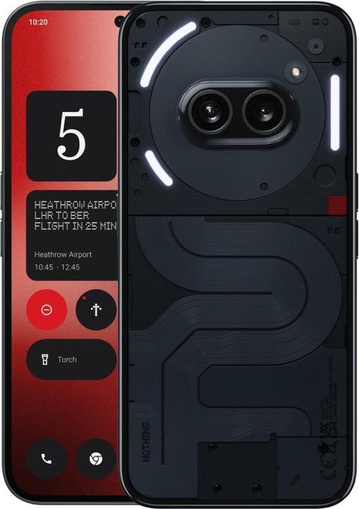 Produktbild Nothing Phone (2a) (128 GB, Schwarz, 6.70", Dual SIM, 50 Mpx, 5G)
