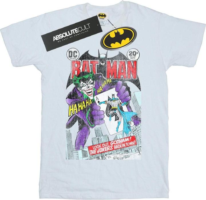 Image du produit - T-shirt BATMAN JOKER PLAYING CARD COVER - Homme (S)