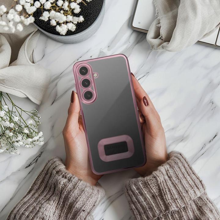 Produktbild OEM Back panel cover Case GLAM for SAMSUNG S25 rose pink