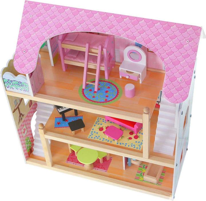 Actual product image EcoToys Fairytale house with furniture