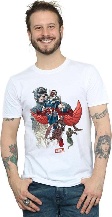 Produktbild Captain America Falcon Evolution TShirt (XXL)