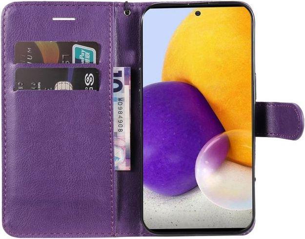 Productafbeelding MU Classic Klassieke IV Lederen Boekomslag serie (Samsung Galaxy A73 5G)