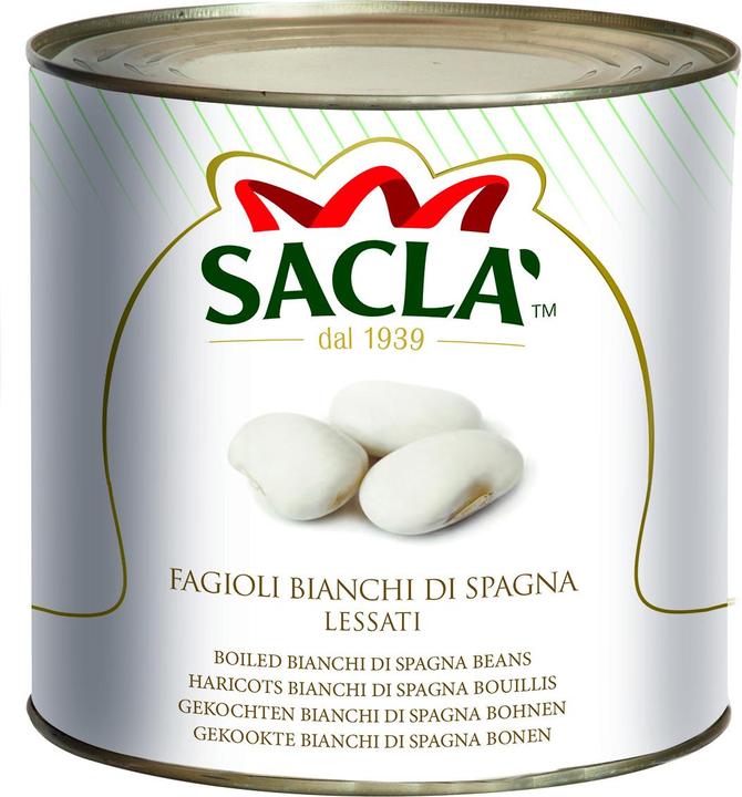 Produktbild Sacla Spanische weisse Bohnen (2750 g)